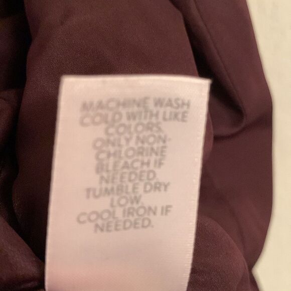 J. Jill Deep Red Puffer Outdoor Duck Down Full Zip Poco Women’s Vest Size L - Picture 11 of 11